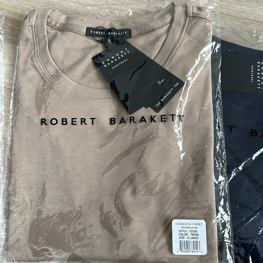 Robert Barakett Classic White Tee Robert Georgia White Crew Neck Short Sleeve — image 5 of 7